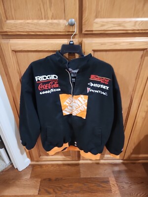 Vintage NASCAR Winston Cup Series Chase Auth Home Dept Heavy Canvas Xl Jacket 