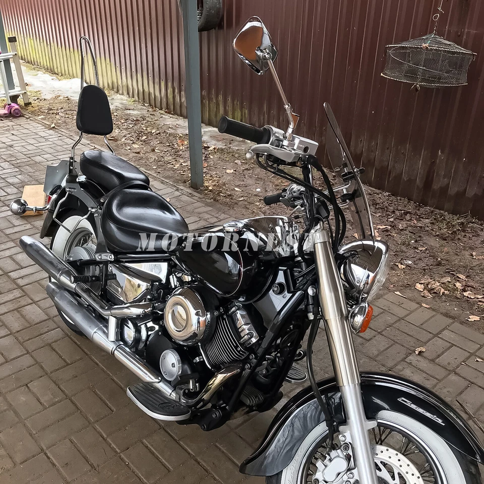 Высокая спинка Sissy бар для Yamaha Dragstar V-Star XVS 400 650 классический 1998-2013 - Изображение 3 из 4