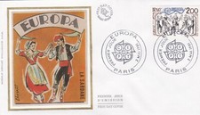 FRANCE 1981 FDC EUROPA YT 2139