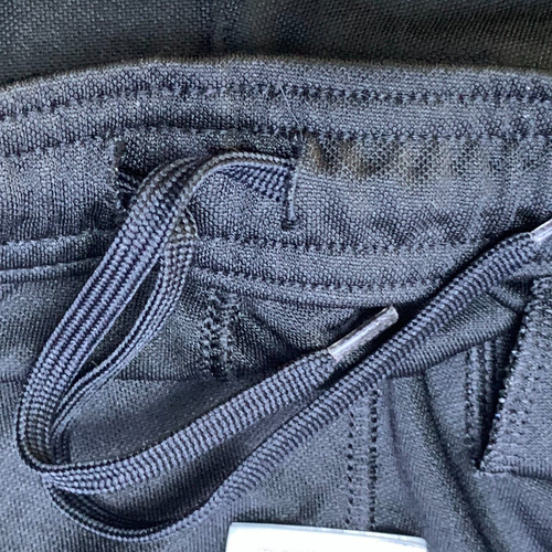 Adidas Track Pants Women's Medium Black Elastic Waist Pockets Draw String Zips - Picture 5 of 15