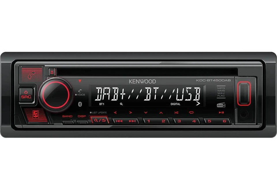 Kenwood Autoradio Spotify DAB Einbauset für Audi A1 und Sportback mit Canbus - Bild 3 von 4