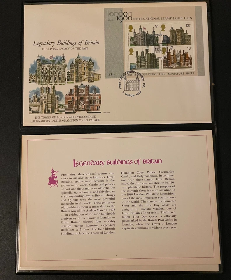 FIRST DAY COVER COMMEMORATING 4 LEGENDARY BUILDINGS OF BRITAIN MARCH 1, 1978 - Image 2 of 4