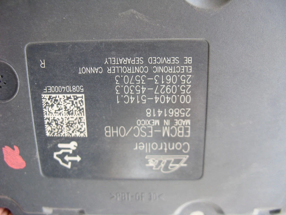 08 2008 Saturn Sky Pontiac Solstice 2.0 turbo bomba abs unidad de freno antibloqueo usado Foto 4 de 4