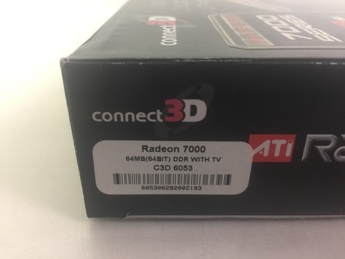 ATi Radeon 7000 AGP DVI / VGA / 64MB Graphics Card C3D 6053 / 8912-942 TV Out - Picture 4 of 4