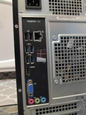 Dell Inspiron 660 Windows 10 Desktop Computer Core i3 3.3Ghz