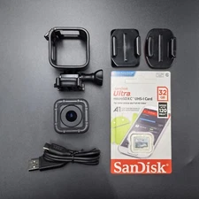 GoPro Hero 5 Session Camera 4K HD Action Camera with Accessories SD Card Black