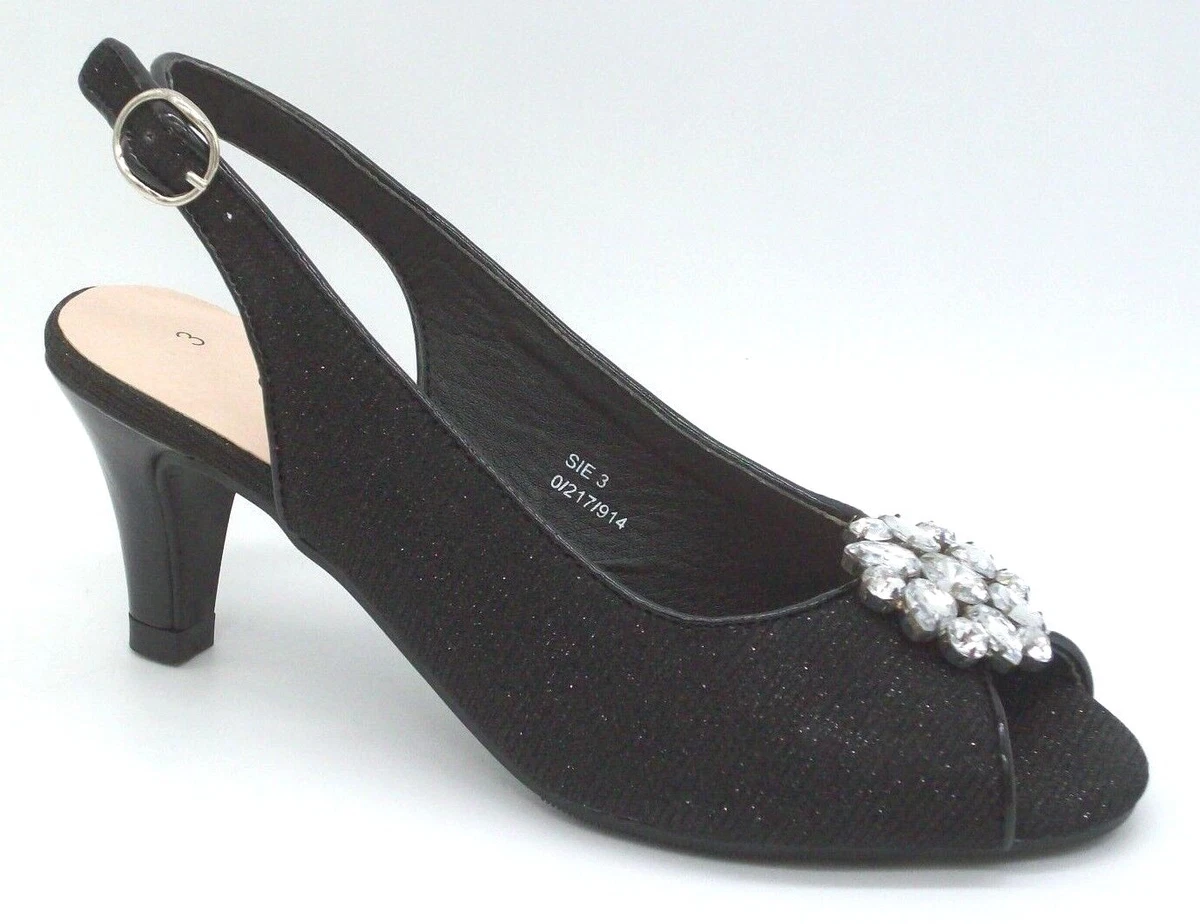 Slingback glitter shop