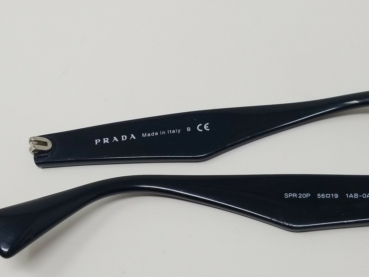 Authentic Temple Arm Replacement PARTS Prada SPR 20P 1AB-0A7 140mm