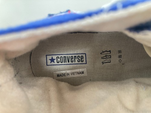 2007 Converse Chuck Taylor Blue All Star Mens 13 Shoe Sneakers Wool Rare Edition - Picture 21 of 24