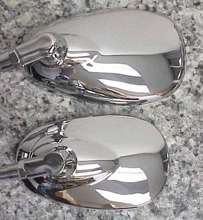 MINI ESPEJOS RETROVISORES CROMADOS KAWASAKI Z KZ 500 650 750 900 1000 Vulcan 800 1500 1600 1700 Foto 3 de 3