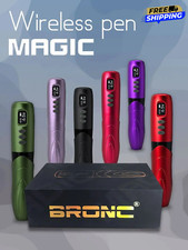 BRONC MAGIC Pro Wireless PMU Tattoo Pen Swiss Motor 11000rpm 3.5MM Stroke PMU