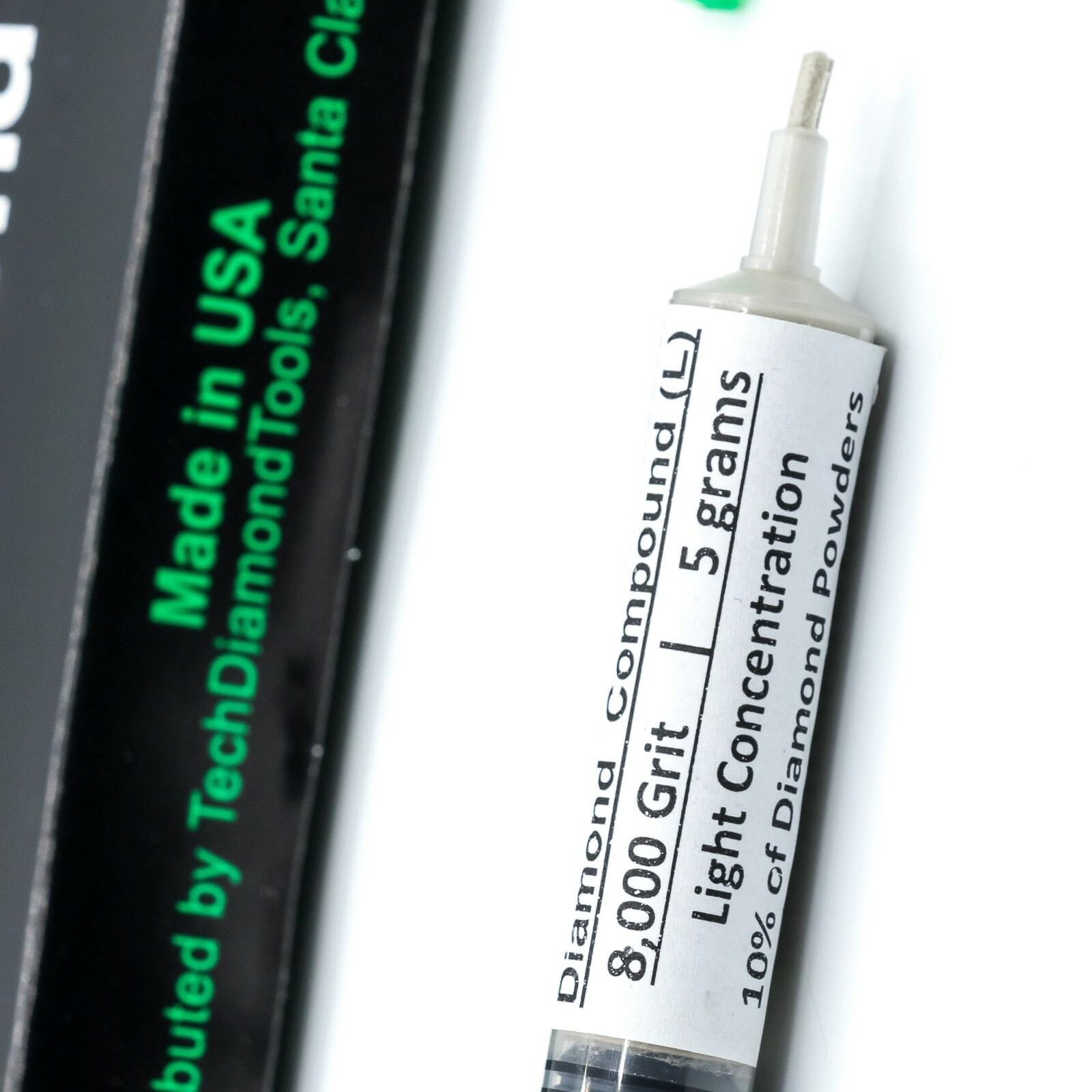 Diamond Polishing Lapidary Paste 8,000 Grit 0-2 Micron (L) 10% Concentration, 5g