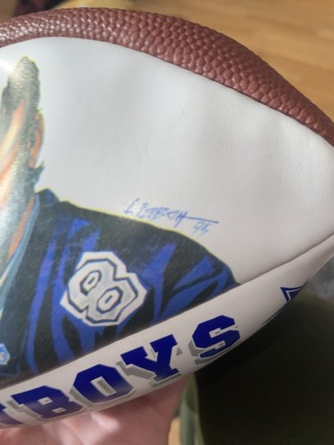 Dallas Cowboys 1996 Super Bowl Champions Limited Edition Football custom #26/950 - Picture 8 of 8