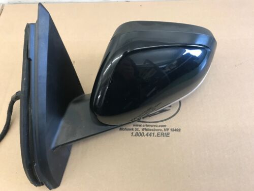 11-16 Volvo S60 V60 Left Drivers Side View Mirror 019 Black 31402628 - 第 1/8 張圖片