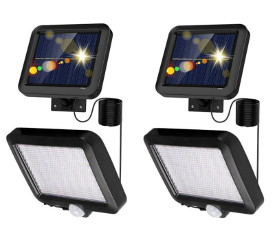 Faro LED Solare Esterno Aigostar 200W - Pannello Monocristallino, Batteria 15000mAh, Telecomando, IP65