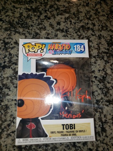 Funko Pop! Vinyl: Naruto Shippuden - Tobi #184 Signed By Neil Kaplan ...