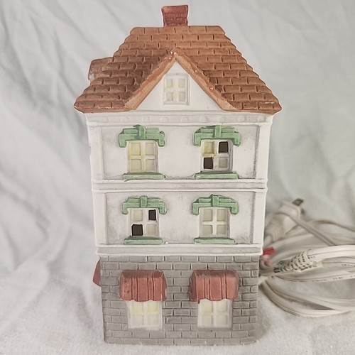 House Dickinson's Christmas Village Coffee Porcelain Electric Illuminted OLD - Picture 2 of 8