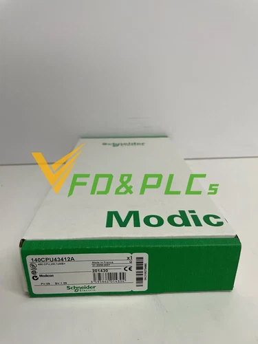 Factory Sealed Schneider 140CPU43412A Electric Modicon Quantum 486CPU 2M 1XMB