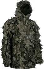 North Mountain Gear Hooded Leafy 1/2 Zip Jacket Realtree Timber M/L  Free Gloves
