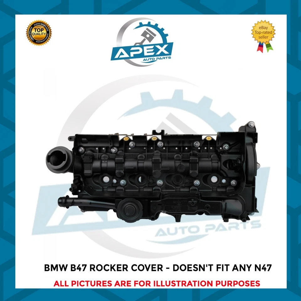 FOR BMW 1 3 5 SERIES X3 X4 X5 B47 DIESEL ENGINE ROCKER VALVE COVER 11128581798 - Image 2 of 2
