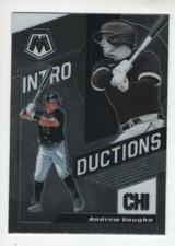 2021 PANINI MOSAIC INTRODUCTIONS - ANDREW VAUGHN CHICAGO WHITE SOX #INT2