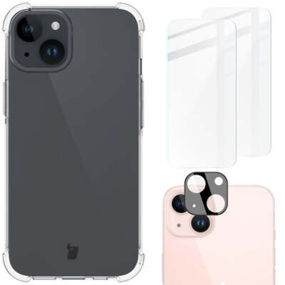 Handyhülle für iPhone 15 Bizon Case Cover Etui Futeral Hülle Tasche Transparent