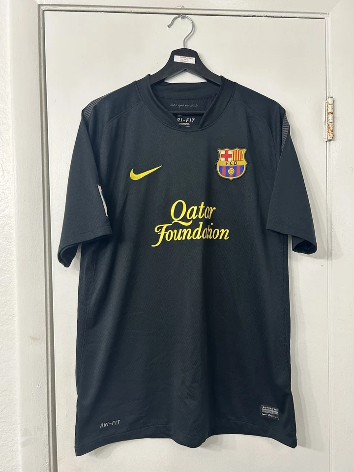 BARCELONA 2011 2012 ВЫЕЗДНЫЕ ФУТБОЛКИ ФУТБОЛ ДЖЕРСИ MESSI #10 419880-010 sz L - Изображение 3 из 4