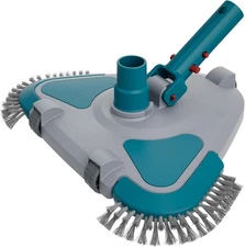 Upgrade Pro Weighted Triangular Pool Rotative Triangle Vac Head, Green 