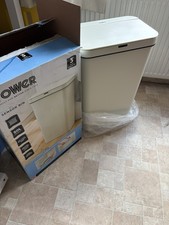 Tower Sensor Bin with Retainer Ring, Battery-Operated, 50L, cream T838005W