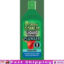 Liquid Toilet Clog Remover Fast Acting No Plunger Bleach Free Septic Safe 12oz