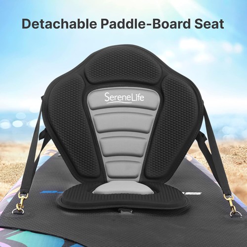 Detachable Universal Paddle-Board Seat - Adjustable Paddle Board Seat, Black - Foto 2 di 6