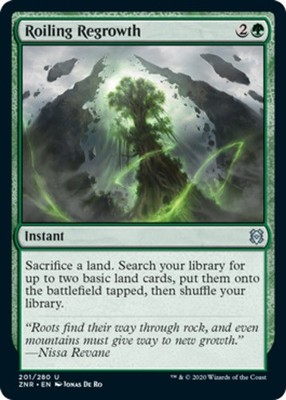 Roiling Regrowth - Near Mint, English