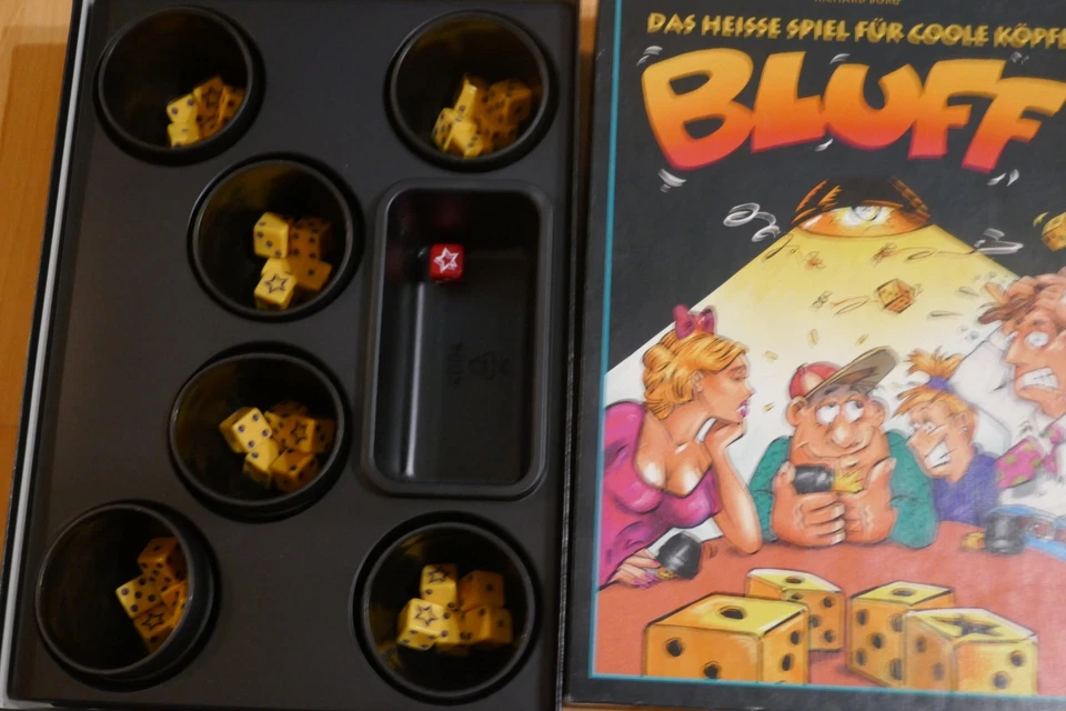 Fx Schmid Bluff Würfelspiel-Brettspiel 1993 Gebraucht Vollständig - Bild 2 von 2