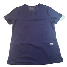 FIGS Technical Collection Casma Scrub Top Adult Small FW1100 Navy Blue