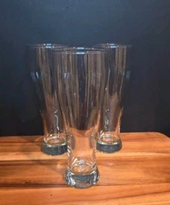 Set Of 3 Libbey 1623 Giant Pub Pilsner Ale 23 oz Beer Barware Glasses EUC