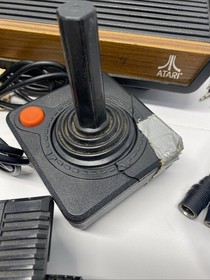 Atari 2600 System Bundle with Console 14 Games Joystick Paddles Case Untested