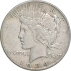 Photo of a 1934-S Peace Dollar from an eBay sale