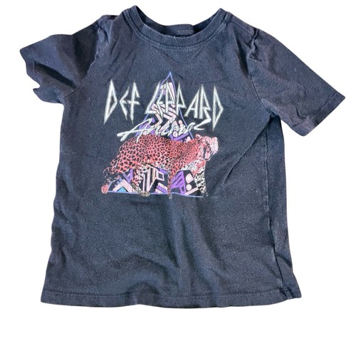 Old Navy “Vintage Look” Def Lepard Animal Band Shirt Youth 5T - Picture 1 of 3