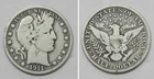 X7286  1911-S Barber Half Dollar 50c, VG