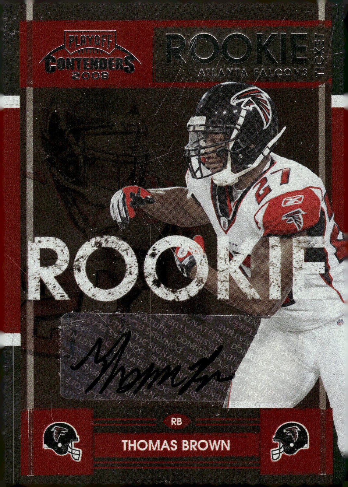 Thomas Brown Playoff Contenders #195 Playoff Ticket