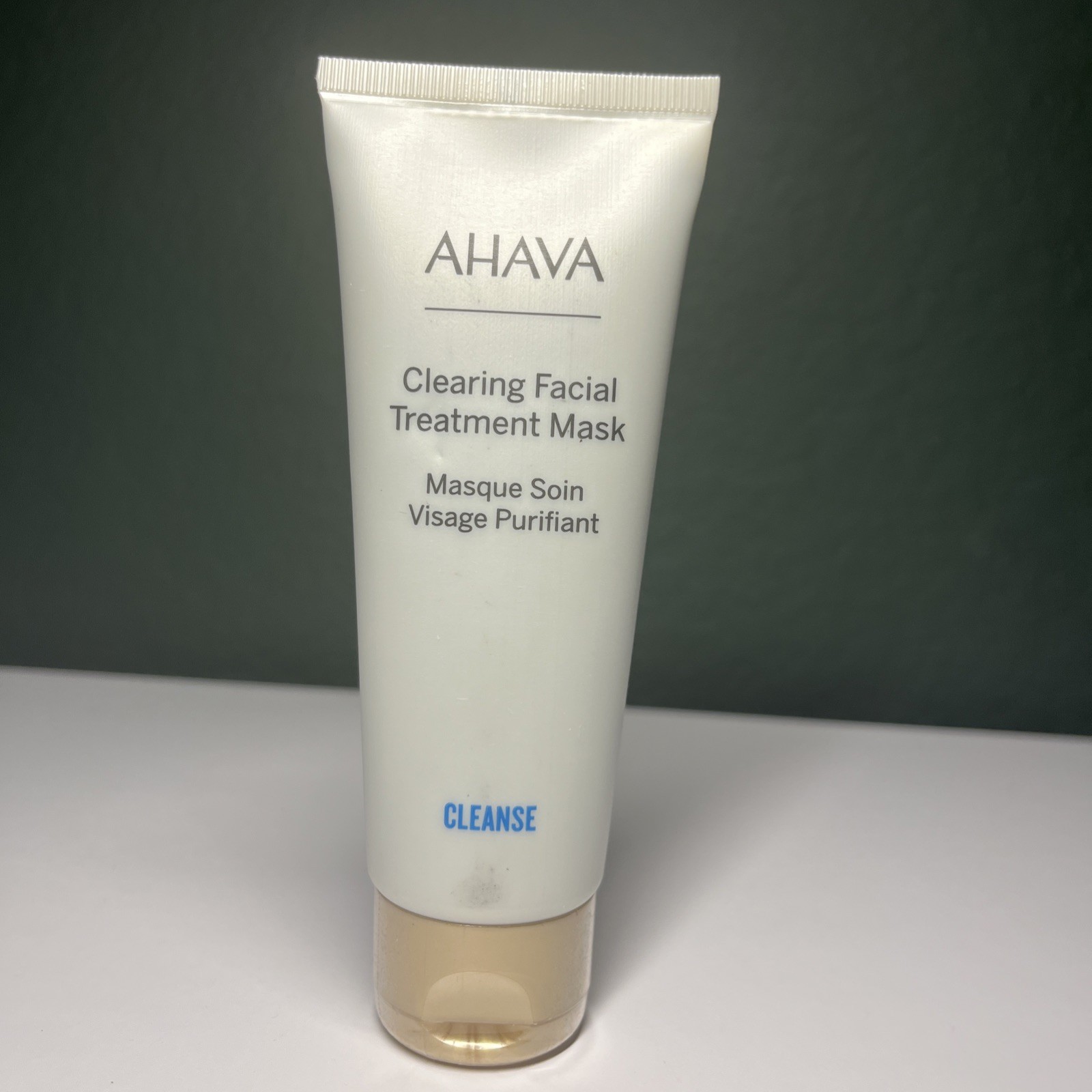 AHAVA Dead Sea Clearing Facial Treatment Mud Mask Cleanse 75mL/2.5oz Full Size