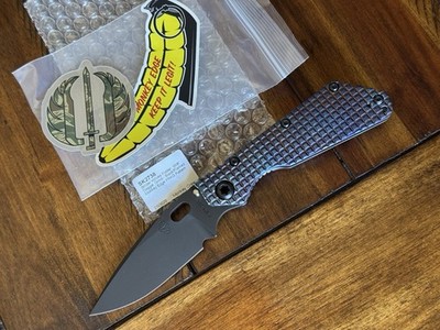Strider Knives Monkey Edge SMF MEFP Frag Titanium Anodized Handles 3V Blade