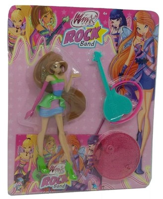 Winx Club Rock Band Flora Character 3D Figure