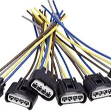 Pack-6 Ignition Coil Connector, 90980-11885 Plug Harness Replacement, High Volta