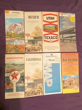Collection of vintage  road maps