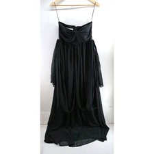 Birdy Grey GRACE DRESS CHIFFON BLACK BRIDESMAID NEW NWT Small
