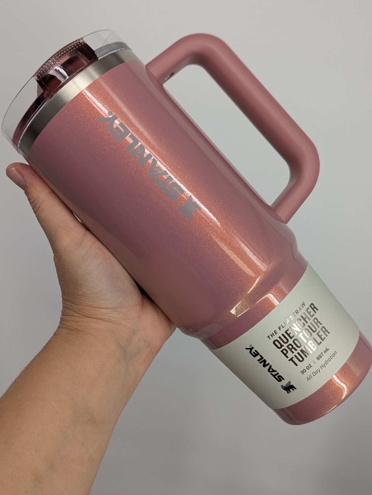 new Stanley cup The Quencher ProTour Flip Straw Tumbler 40 oz port shimmer 2025