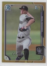 2015 Bowman Draft Chrome Gold Refractor 8/50 Mike Nikorak #31 0c6