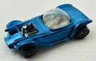 Vintage 1968 Hot Wheels Redline Beatnik Bandit Blue w/Button