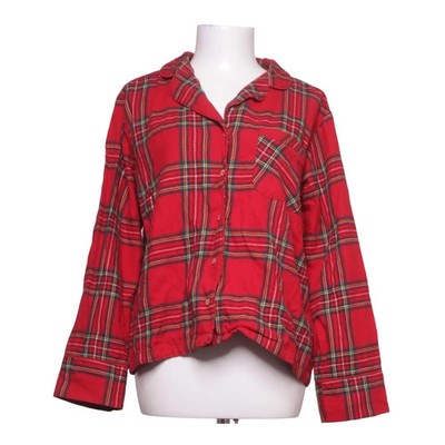 Next Petite, Pyjamahemd, Größe: 44, Rot/Mehrfarbig, Baumwolle, Glencheck #CvP